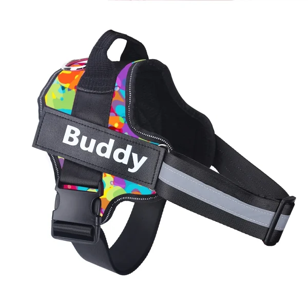 Personalized Dog Harness NO PULL Reflective Breathable Pet Harness Vest For Small Large Dog outdoor Walk Training Accessories - Image 17