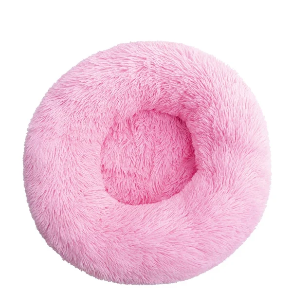 Donut Mand Dog Accessories for Large Dogs Cat's House Plush Pet Bed for Dog XXL Round Mat For Small Medium Animal Calming 100CM - Image 24