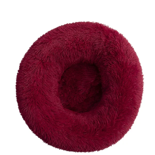 Donut Mand Dog Accessories for Large Dogs Cat's House Plush Pet Bed for Dog XXL Round Mat For Small Medium Animal Calming 100CM - Image 12