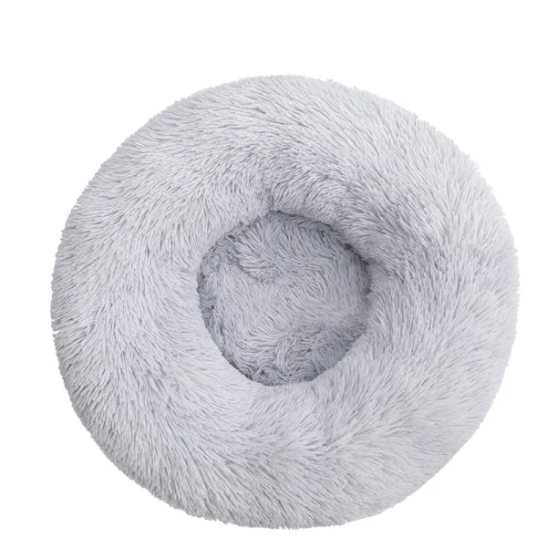Donut Mand Dog Accessories for Large Dogs Cat's House Plush Pet Bed for Dog XXL Round Mat For Small Medium Animal Calming 100CM - Image 16