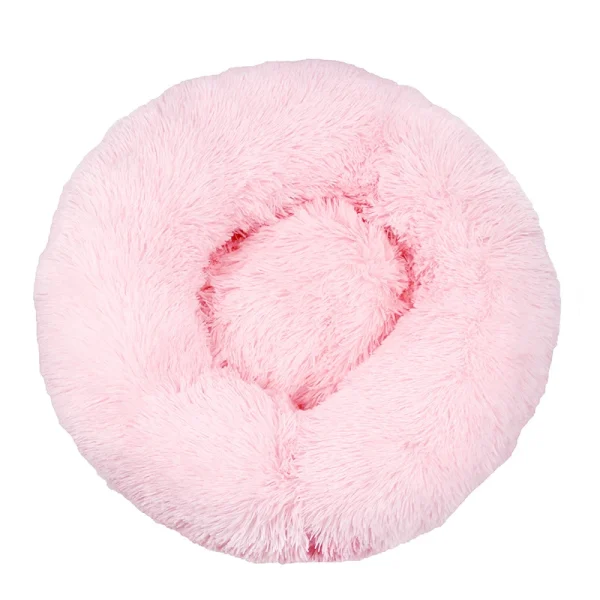 Donut Mand Dog Accessories for Large Dogs Cat's House Plush Pet Bed for Dog XXL Round Mat For Small Medium Animal Calming 100CM - Image 9