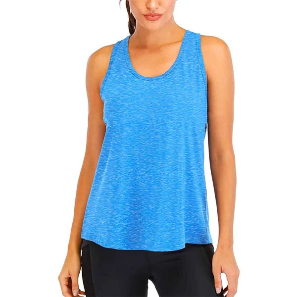 Yoga Shirt Female New Style T-Shirt Loose Fitness Tops Vest Women Sleeveless Sport Tee Quick-Drying Gym Running Workout Blouse - Image 13
