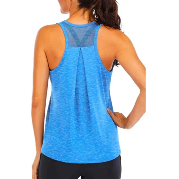 Yoga Shirt Female New Style T-Shirt Loose Fitness Tops Vest Women Sleeveless Sport Tee Quick-Drying Gym Running Workout Blouse - Image 5