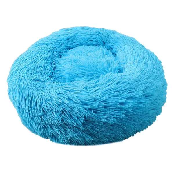 Donut Mand Dog Accessories for Large Dogs Cat's House Plush Pet Bed for Dog XXL Round Mat For Small Medium Animal Calming 100CM - Image 21