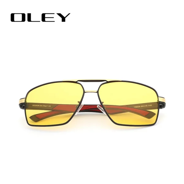 OLEY Brand Design Classic Pilot Polarized Sunglasses Men's Aluminum Color-Change Lens Goggles Oculos de sol Accept custom logo - Image 8