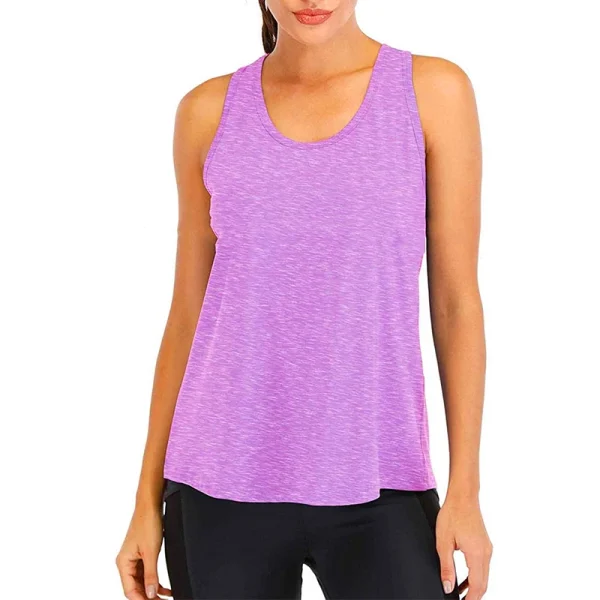 Yoga Shirt Female New Style T-Shirt Loose Fitness Tops Vest Women Sleeveless Sport Tee Quick-Drying Gym Running Workout Blouse - Image 10