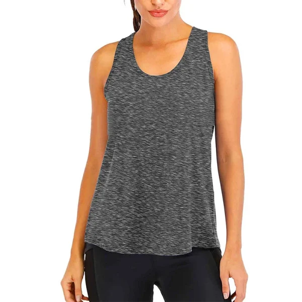 Yoga Shirt Female New Style T-Shirt Loose Fitness Tops Vest Women Sleeveless Sport Tee Quick-Drying Gym Running Workout Blouse - Image 7