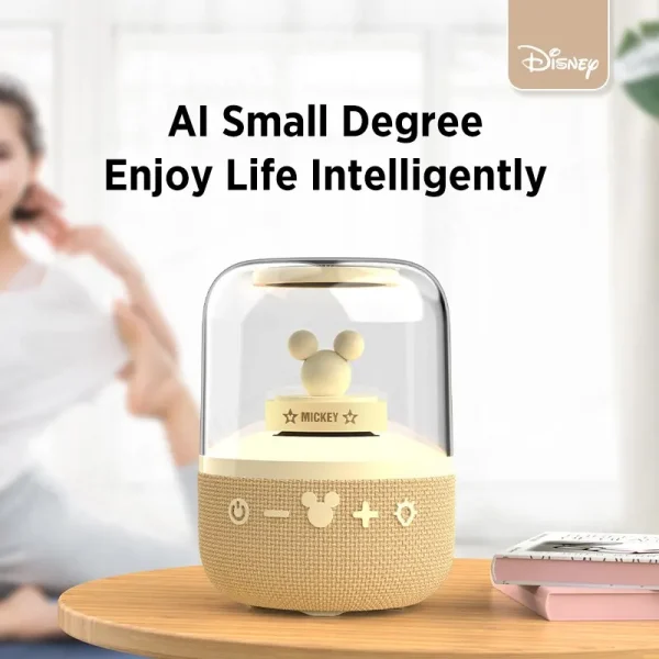 Disney S6 Smart Bluetooth Speaker Wireless Audio Home Outdoor Subwoofer Portable Surround HiFi Sound Loudspeaker Birthday Gifts - Image 2