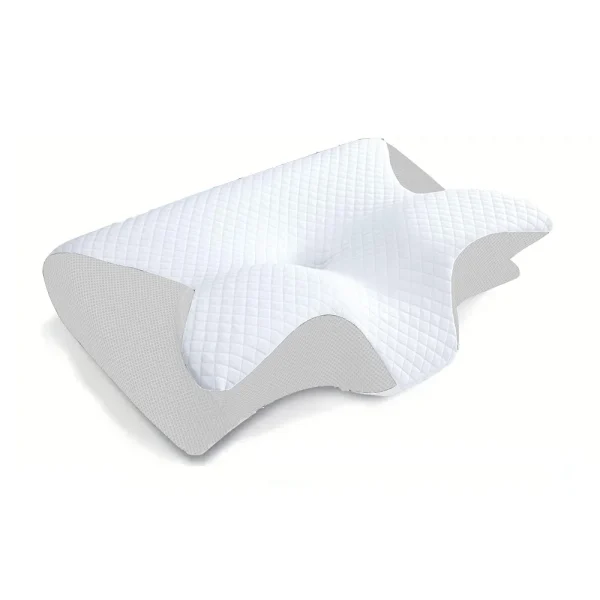 1pc Memory Foam Cervical Pillow, 2 in 1 Ergonomic Contour Orthopedic Pillow for Neck Pain, Contoured Support Pillows,Neck Pillow - Image 8
