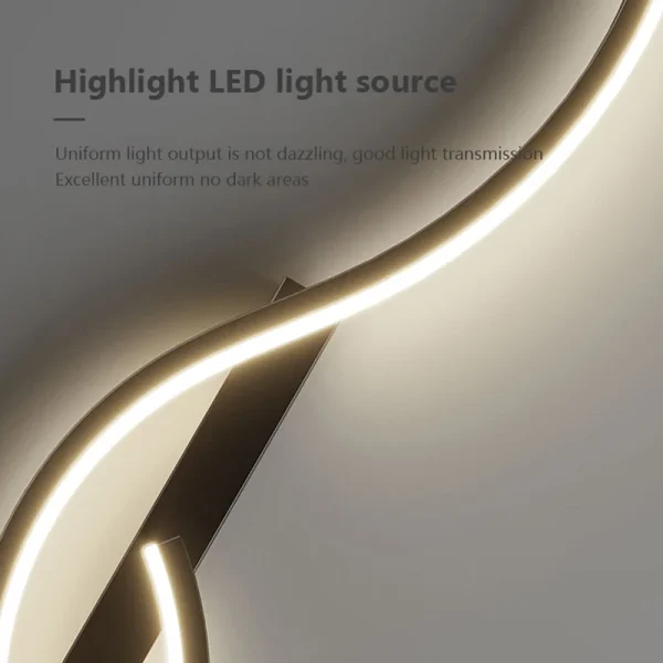 Modern LED Wall Lamp Minimalist Led Light Bedroom Bedside Long Strip Wall Sconces Living Room Home Indoor Lighting Fixture - Image 6