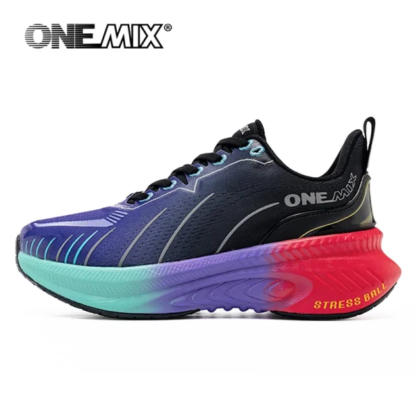 ONEMIX New Cushioning Running Shoes For Men Suitable Heavy Runners Lace Up Sports Women Non-slip Outdoor Athletic Male Sneakers - Image 8