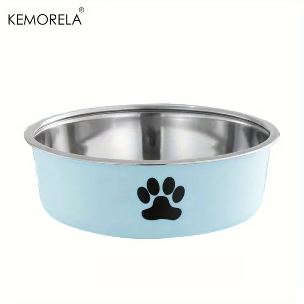 Non-Slip Dog Bowl For Large Medium And Small Cats And Dogs Drinking Water Feeding Pet Bowl Stainless Steel Pet Food Bowl - Image 12