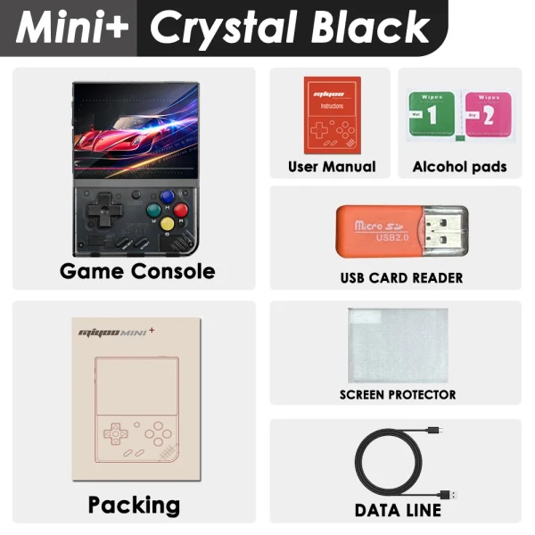 MIYOO Mini Plus Portable Retro Handheld Game Console V2 Mini+ IPS Screen Classic Video Game Console Linux System Children's Gift - Image 8