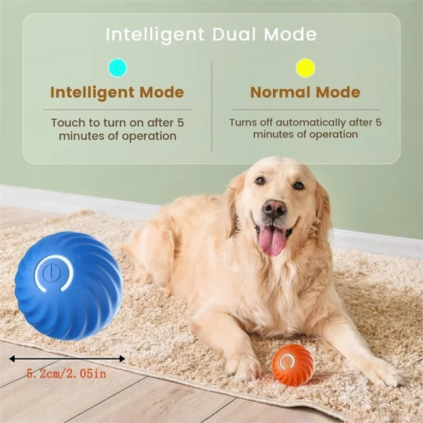 Smart Dog Toy Ball Electronic Interactive Pet Toy Moving Ball USB Automatic Moving Bouncing for Puppy Birthday Gift Cat Products - Image 5
