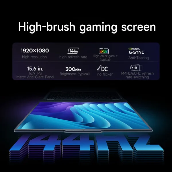 Lenovo Gaming Loptop LEGION GeekPro G5000 15.6“144Hz Intel I7-13650HX 16/32G DDR5 512G/1TB/2TB Pcie 4.0 SSD RTX4060 Notebook PC - Image 6