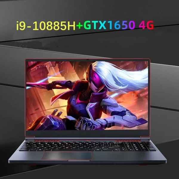 Intel Core i9-10885H 16.1 inch Gaming Laptop  GTX1650 4G Win 11 64GB DDR4 4TB SSD 8 Cores 12 Threads 4.8GHz designer Notebook - Image 6