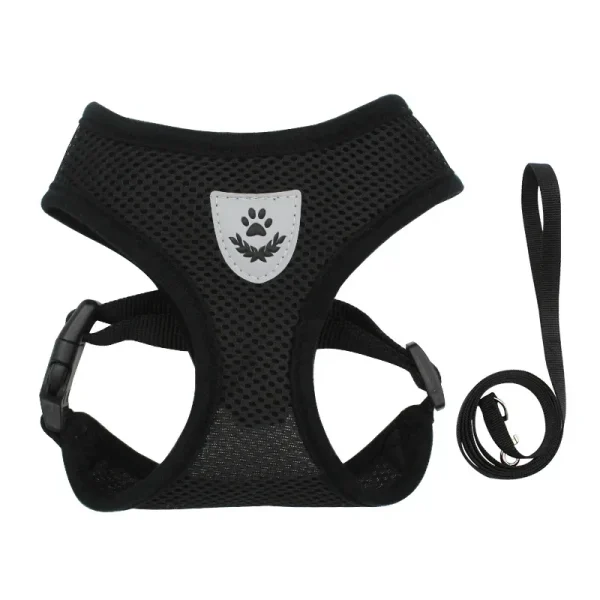 Summer Cat Dog Harness Lead Leash Adjustable Vest Polyester Mesh Breathable Harnesses Reflective for Small Dog Cat Lesah - Image 8
