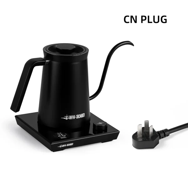 MHW-3BOMBER Smart Electric Coffee Kettle Precise Temperature Control Gooseneck Kettles Pour Over Coffee Home Barista Accessories - Image 12