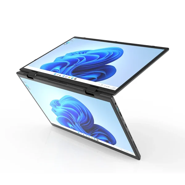 Dual Screen Laptop Intel N95 Processor 14“+14” touch Gaming Laptop DDR4 32GB 1TB 2TB SSD Notebook Computer - Image 3