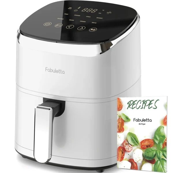 Air Fryer, Fabuletta 4.2QT Air Fryer Oven With 9 Customizable Cooking Programs,Tempered Glass Display, Nonstick Basket - Image 8