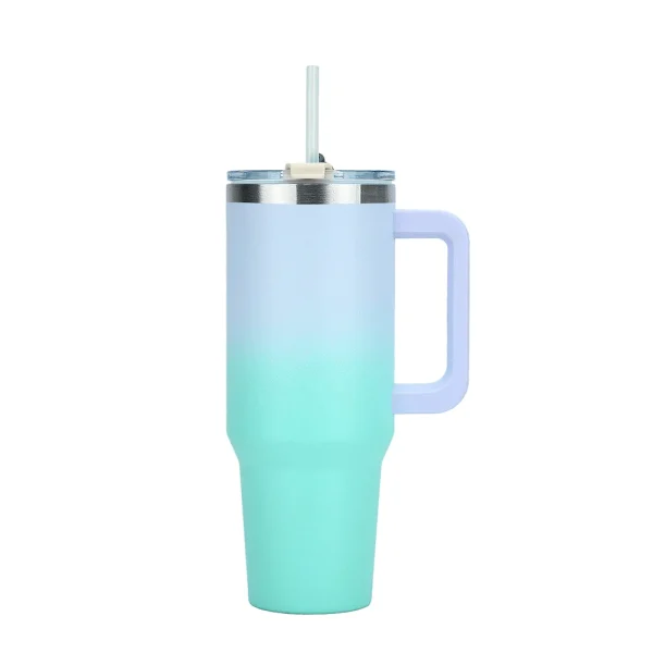 30/40OZ Stainless Steel Thermos Bottle Tumbler with Handle Large Capacity Insulated Cup Portable Gym Water Bottle Sports Kettle - Image 11