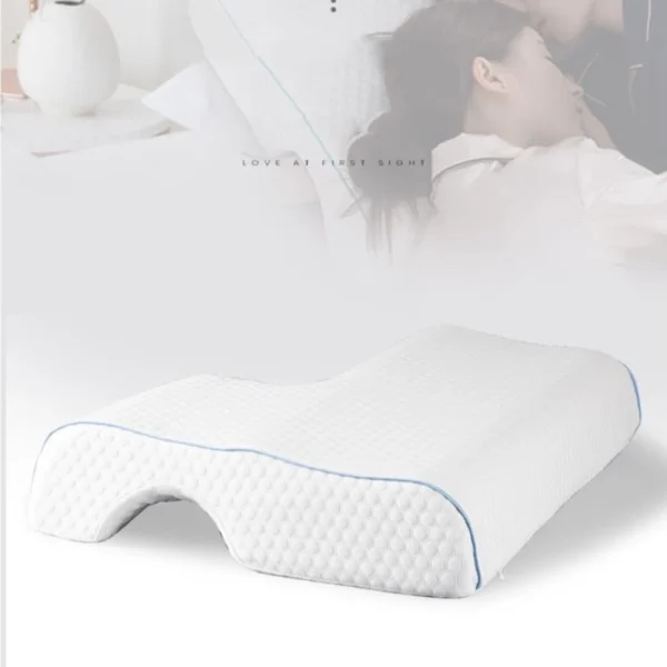 Memory Foam Pillow Anti Hand Pressure Couple Cuddle Sleep Pillow for Back Sleepeer and Side Sleepers slow rebound easy washing
