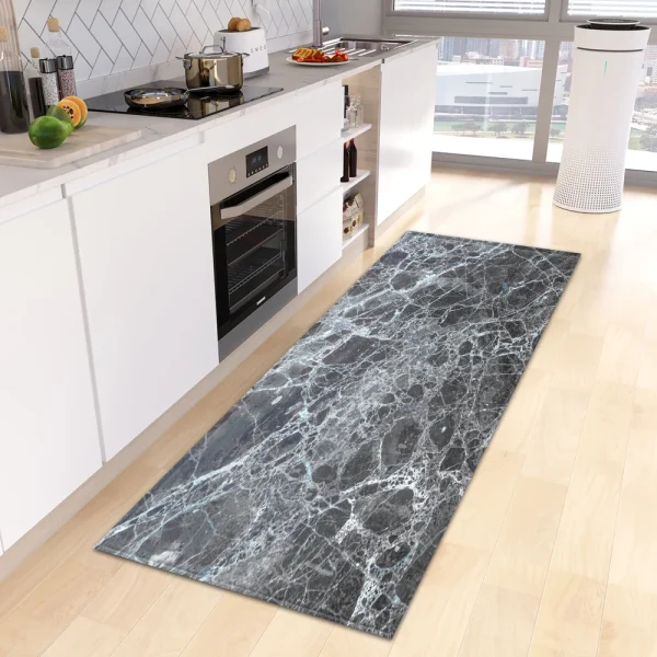 Marble Kitchen Rug Bathroom Entrance Door Mat Bedroom Corridor Non-Slip Long  Living Room Floor  Home Decor - Image 12