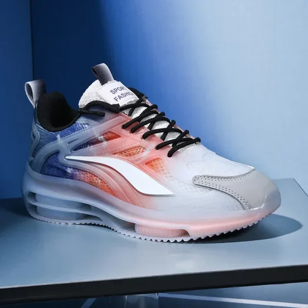 New men's casual running air cushion with shock absorption and height increase, sports dad summer trendy shoes - Image 3