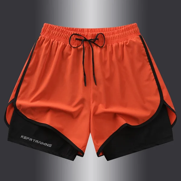 【 S-5XL 】 NASA GISS Sports Three Piece Pants Summer Popular Anti glare Double layered Sports Shorts for Men and Women Couples Ru - Image 12
