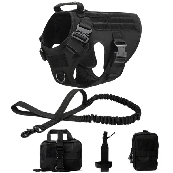 K9 Tactical Military Vest Pet German Shepherd Golden Retriever Tactical  Training Dog Harness and Leash Set For All Breeds Dogs - Image 11