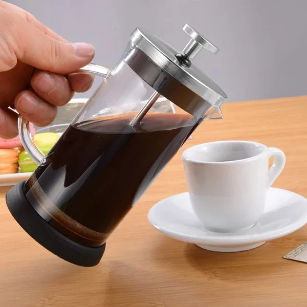 Coffee French Press Pot With Filter high borosilicate glass Hand Punch Coffee Pot Multifunctional Brewings Tea Milk Pot Tools - Image 5