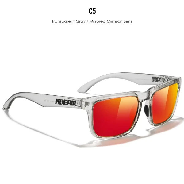 KDEAM Large Size Men's Sunglasses Polarized Photochromic Night Vision Oversized Sun Glasses Fashion Women Shades Width 154mm - Image 14