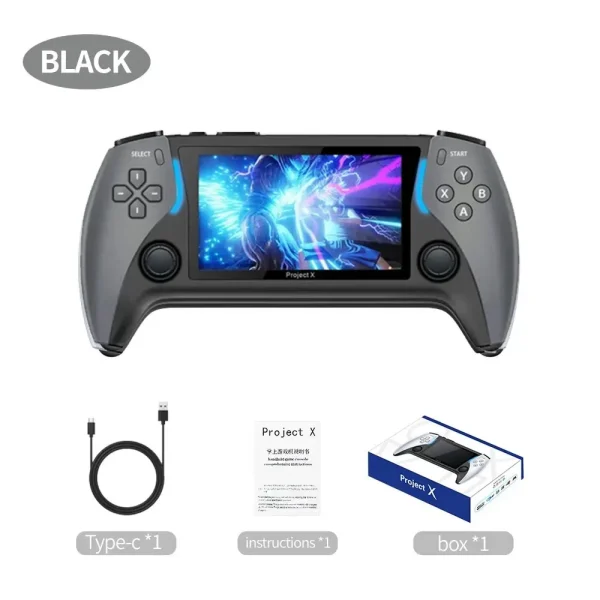 Coopreme New Project X 4.3 Inch High-Defintion Ips Screenhandheld Game Console Supports Ps1 Arcade Hd Output For Dual Joystick - Image 7