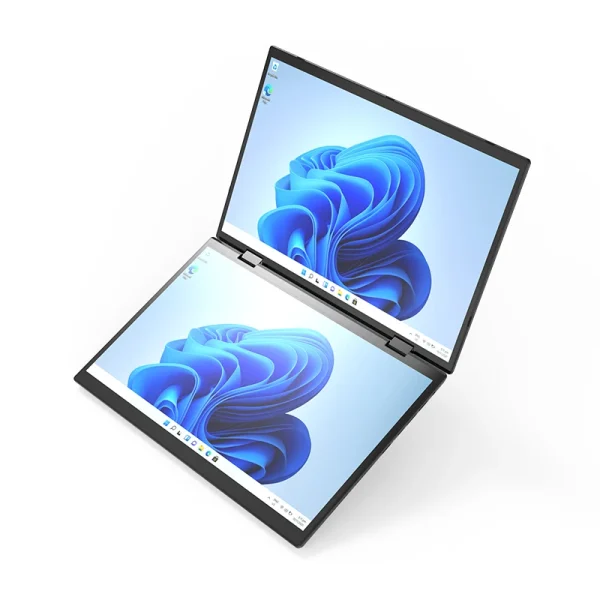 Dual Screen Laptop Intel N95 Processor 14“+14” touch Gaming Laptop DDR4 32GB 1TB 2TB SSD Notebook Computer - Image 4