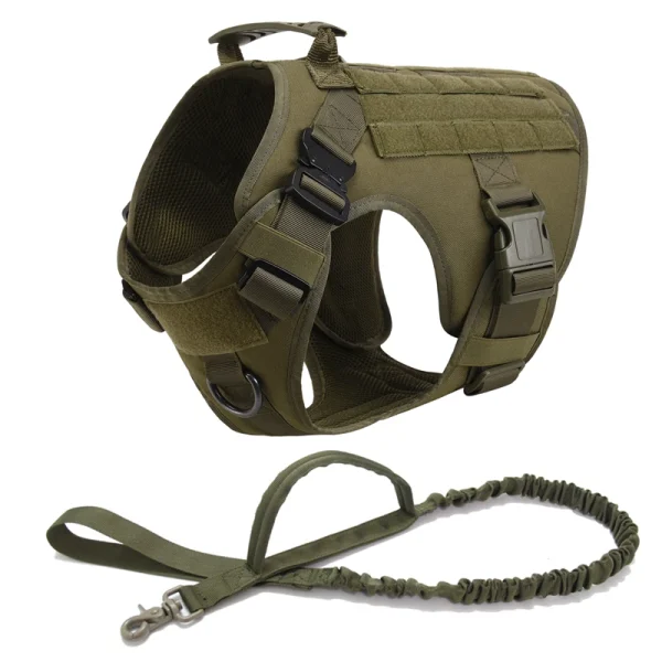 K9 Tactical Military Vest Pet German Shepherd Golden Retriever Tactical  Training Dog Harness and Leash Set For All Breeds Dogs - Image 18
