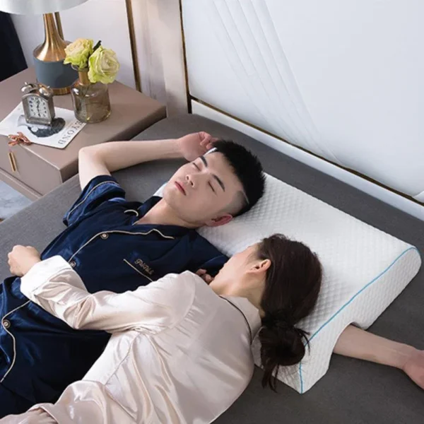 Memory Foam Pillow Anti Hand Pressure Couple Cuddle Sleep Pillow for Back Sleepeer and Side Sleepers slow rebound easy washing - Image 2