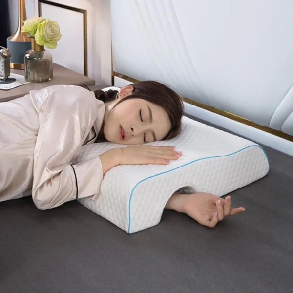 Memory Foam Pillow Anti Hand Pressure Couple Cuddle Sleep Pillow for Back Sleepeer and Side Sleepers slow rebound easy washing - Image 3
