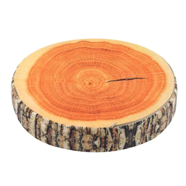 1 Piece Stump Shaped Decorative Pillows Home Car Decor Cute Woods Grain Soft Chair Seat Cushion Pillow - Image 7