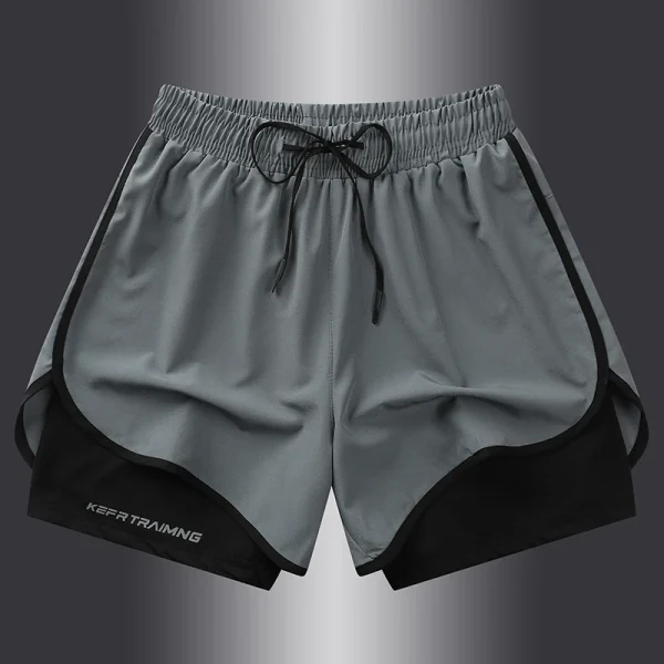 【 S-5XL 】 NASA GISS Sports Three Piece Pants Summer Popular Anti glare Double layered Sports Shorts for Men and Women Couples Ru - Image 11