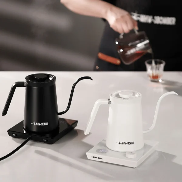 MHW-3BOMBER Smart Electric Coffee Kettle Precise Temperature Control Gooseneck Kettles Pour Over Coffee Home Barista Accessories - Image 4