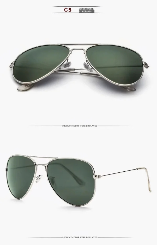 Air Force Pilot Sunglasses Men Polarized 62' Lens Large Sun Glasses Polaroid UVA/UVB Sunglass de sol With Case - Image 11