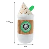 Plush Dog Toy Doughnut Pizza Shape Pet Squeaky Toys for Small Large Dogs Cleaning Teeth Puppy Chew Sound Toy Pet Supplies - Image 9