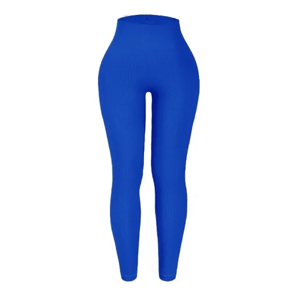 Seamless Knit Yoga Leggings Women Thread Solid Tights Gym Workout Running Stretchy High Waist Hip Liftting Skinny Gym Leggings - Image 10