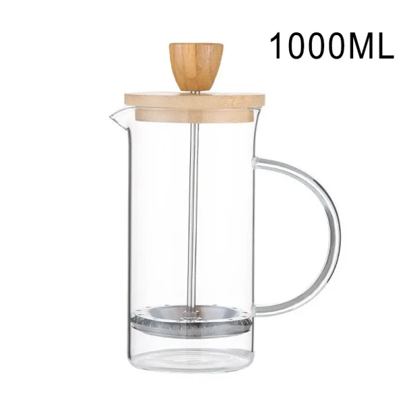 Coffee French Press Pot With Filter high borosilicate glass Hand Punch Coffee Pot Multifunctional Brewings Tea Milk Pot Tools - Image 8