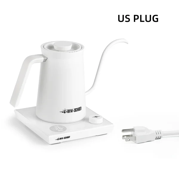 MHW-3BOMBER Smart Electric Coffee Kettle Precise Temperature Control Gooseneck Kettles Pour Over Coffee Home Barista Accessories - Image 7