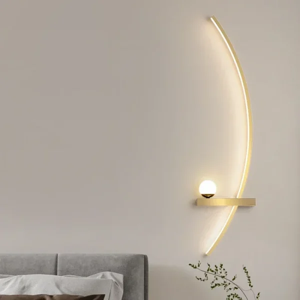 Modern LED Wall Lamp Stripes Wall Sconce for Bedroom Bedside Living Room Study Stairs Home Decor Indoor Lighting Fixture Luster - Image 6