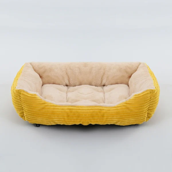 Bed for Dog Cat Pet Square Plush Kennel Medium Small Dog Sofa Bed Cushion Pet Calming Dog Bed House Pet Supplies Accessories - Image 15