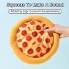 Plush Dog Toy Doughnut Pizza Shape Pet Squeaky Toys for Small Large Dogs Cleaning Teeth Puppy Chew Sound Toy Pet Supplies - Image 4
