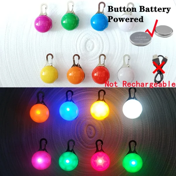 Usb Charging Glowing Dog Collar With Pendant Detachable Luxury Led Light Bright For Small Dogs Cat Night Safety Collar Wholesale - Image 7