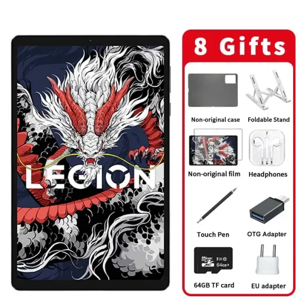 Lenovo Legion Y700 2025 8.8-inch gaming tablet Snapdragon 8 Gen3/8 core /Android 14 /12GB256GB/16GB512GB/WIFI/Black - Image 10